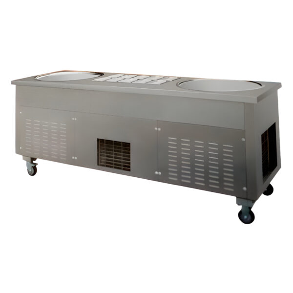 2CB-500Y+10XF Helado Plancha Doble